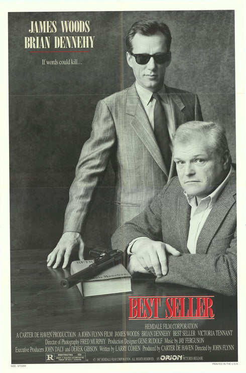 best seller 1987 one sheet poster folded