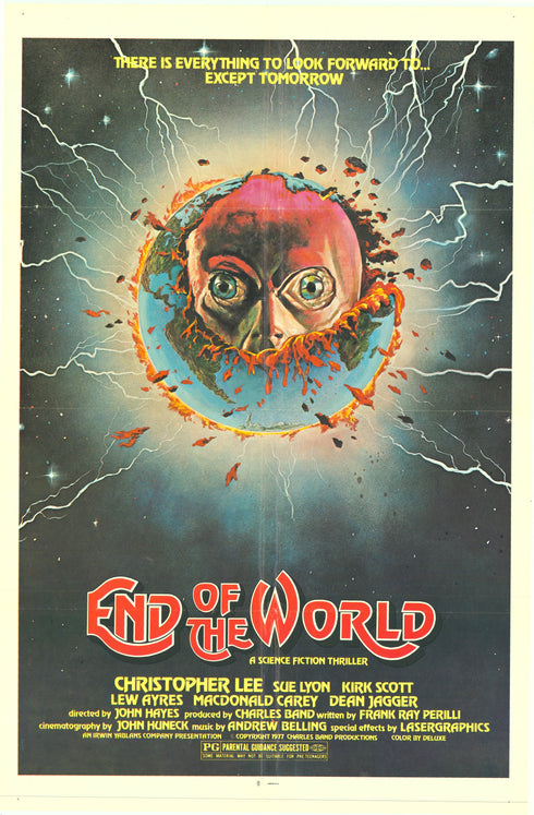 end of the world 1977 one sheet poster folded