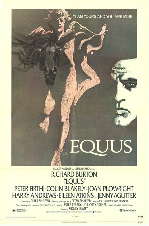 equus 1977 one sheet poster folded