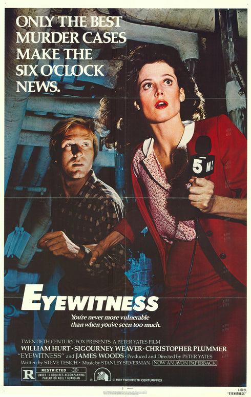 eyewitness 1981 one sheet poster folded