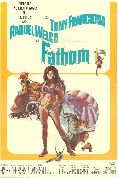 fathom 1967 one sheet poster folded