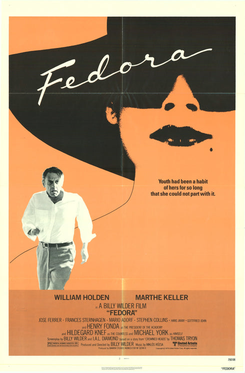 fedora 1978 one sheet poster folded