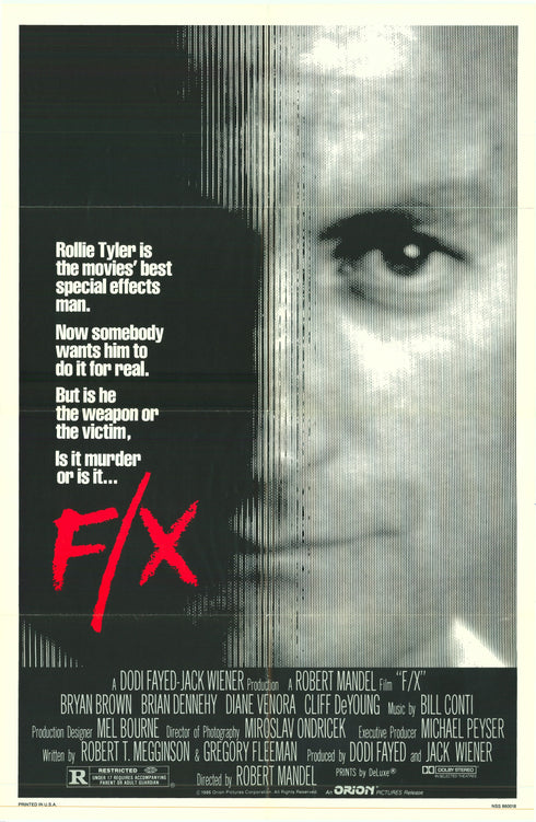 fx 1986 one sheet poster folded