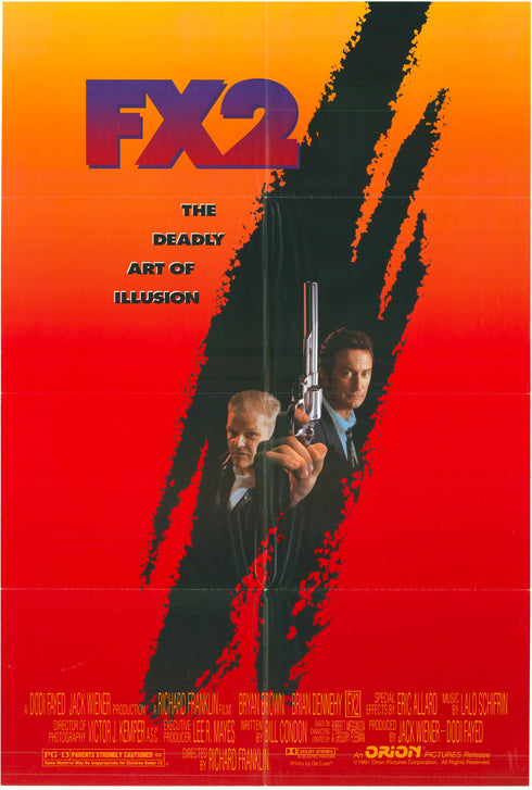 fx2 1991 one sheet poster folded