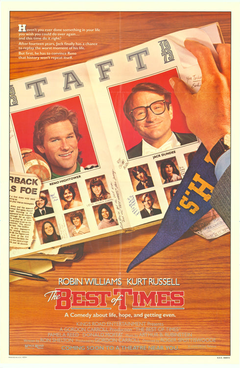 best of times 1986 one sheet poster folded