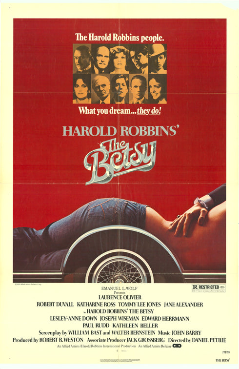 betsy 1977 one sheet poster folded