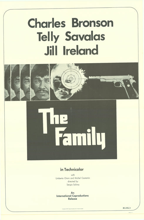 family 1972 one sheet poster folded