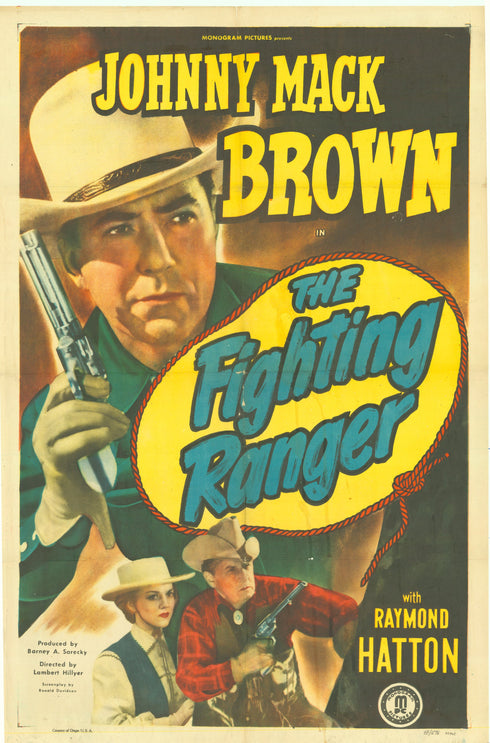 fighting ranger 1948 one sheet poster folded