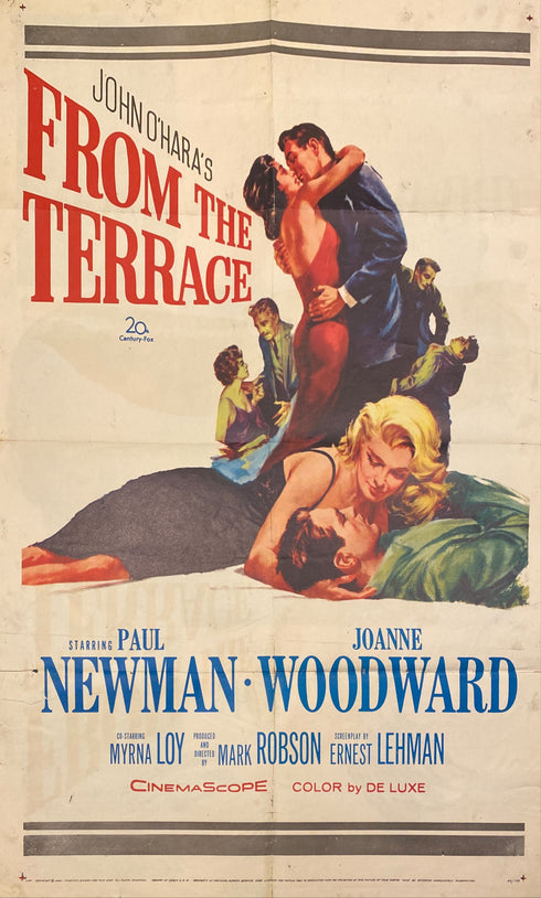 from the terrace 1960 one sheet poster folded