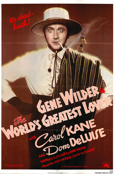 world's greatest lover 1978 one sheet poster folded