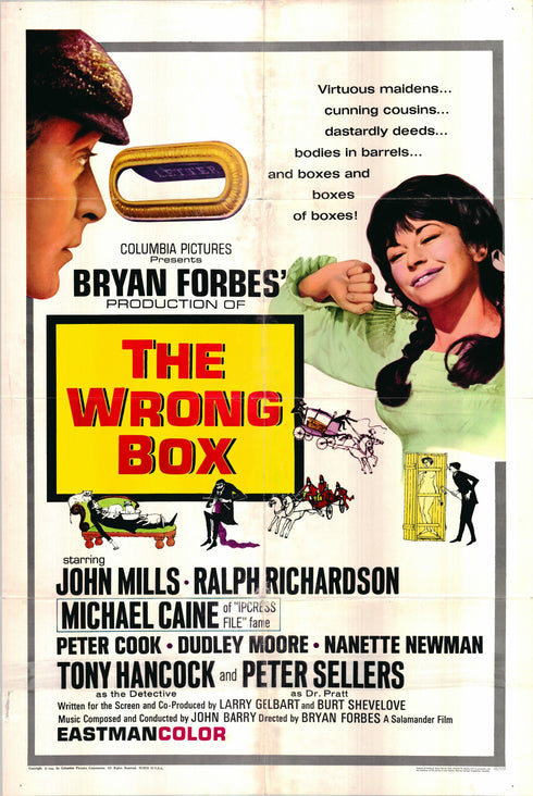 wrong box 1966 one sheet poster folded