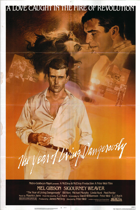 year of living dangerously 1982 one sheet poster folded
