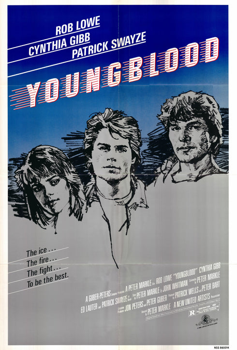 youngblood 1985 one sheet poster folded