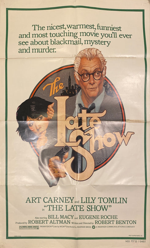 late show 1977 one sheet poster folded