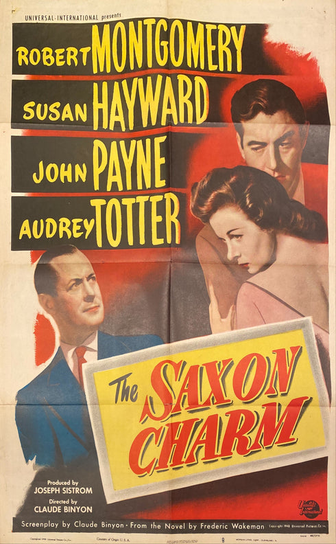 saxon charm 1948 one sheet poster folded