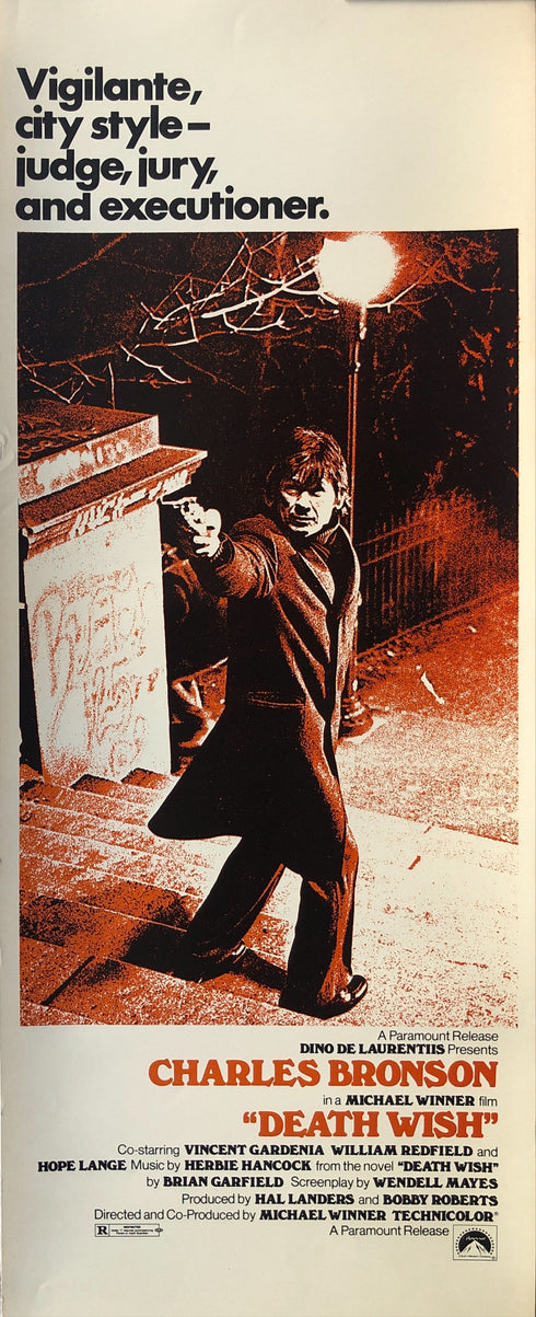 death wish 1974 insert card