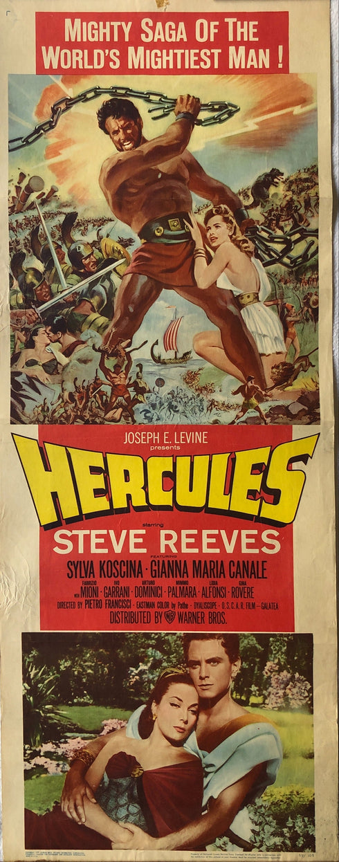 hercules 1959 insert card