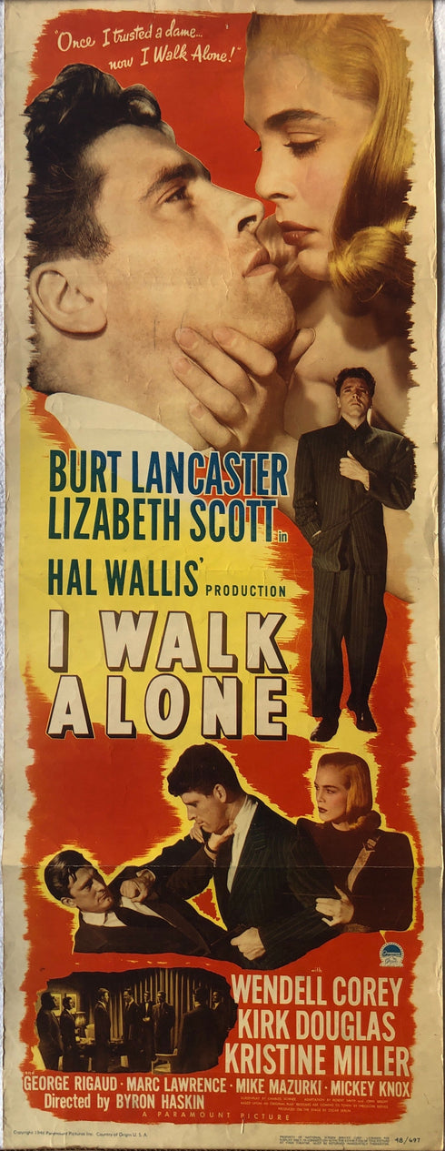 i walk alone 1948 insert card