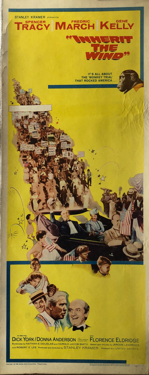 inherit the wind 1960 insert card