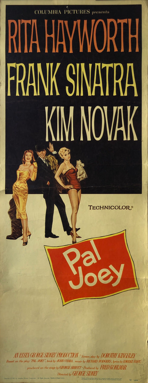 pal joey 1957 insert card