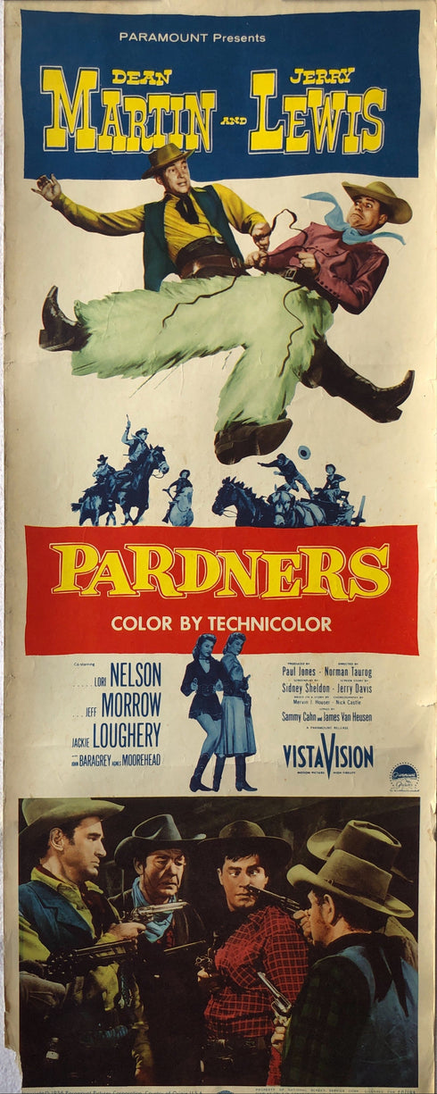 pardners: martin and lewis 1956 insert card