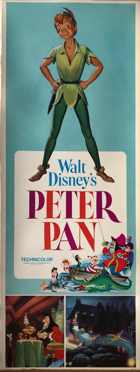 Peter Pan, 1976R Insert Card<br>(framed)