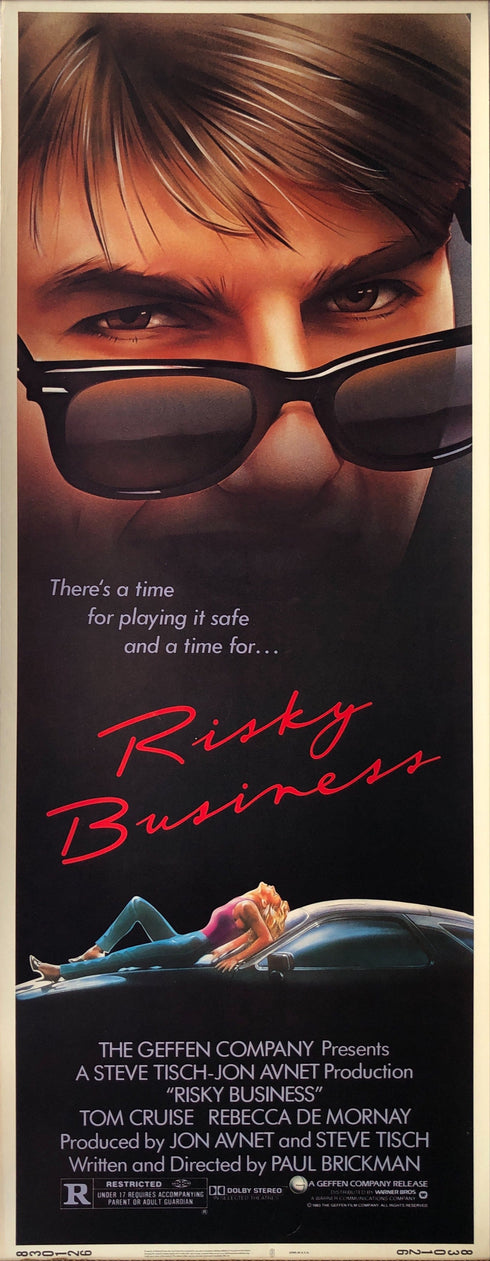risky business 1983 insert card