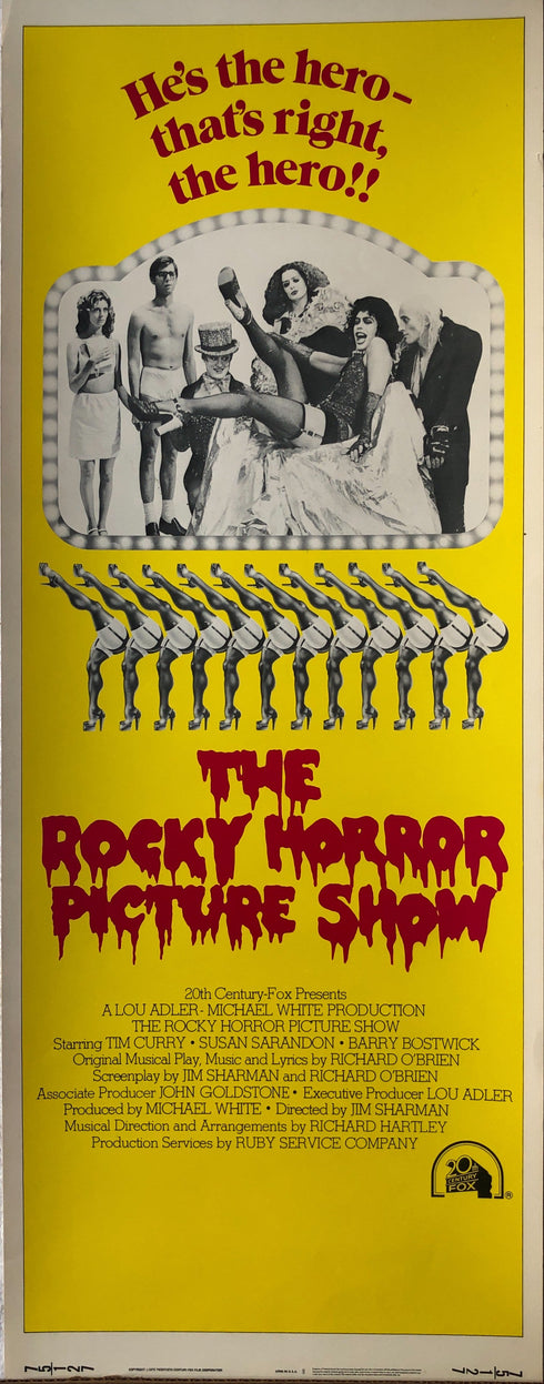 The Rocky Horror Picture Show Insert Card<br>(framed)
