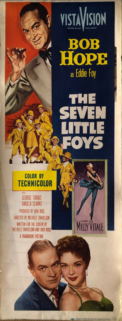 seven little foys 1955 insert card