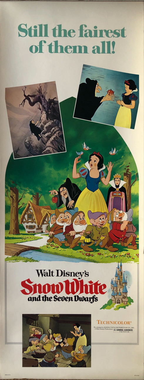 snow white and the seven dwarfs 1975 R insert card