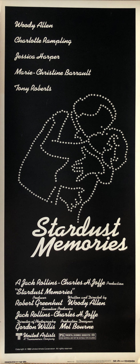 stardust memories 1980 insert card