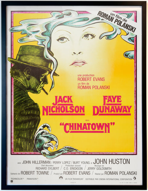 Chinatown, 1974<br>(linen-backed + framed)