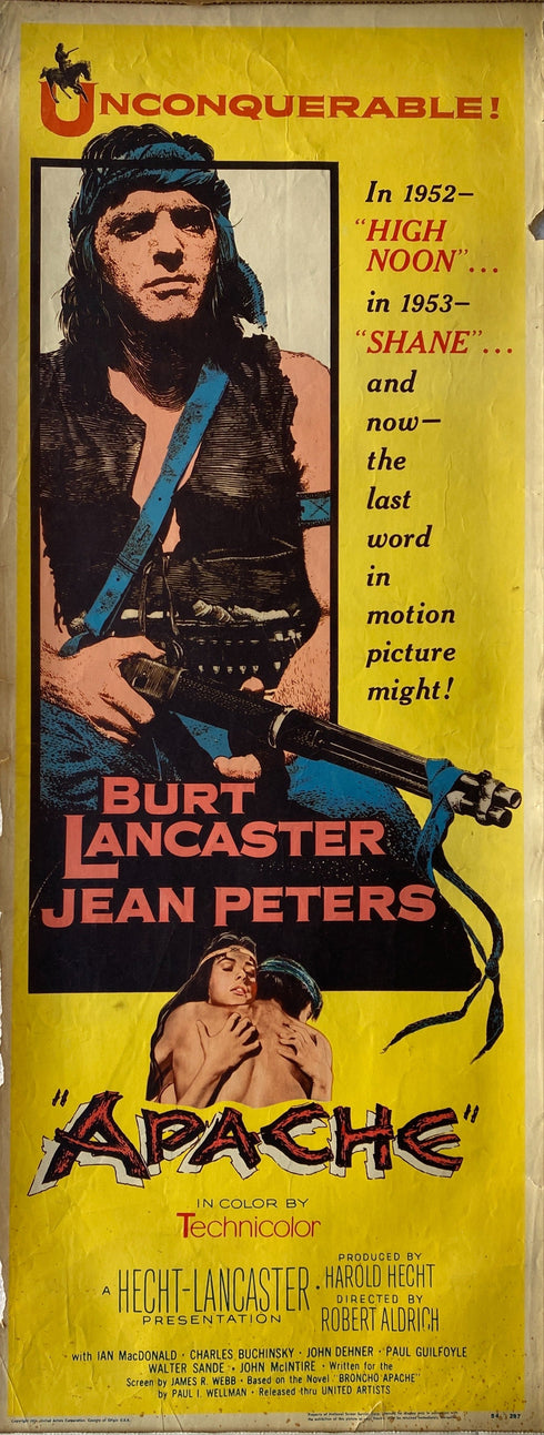 apache 1954 insert card