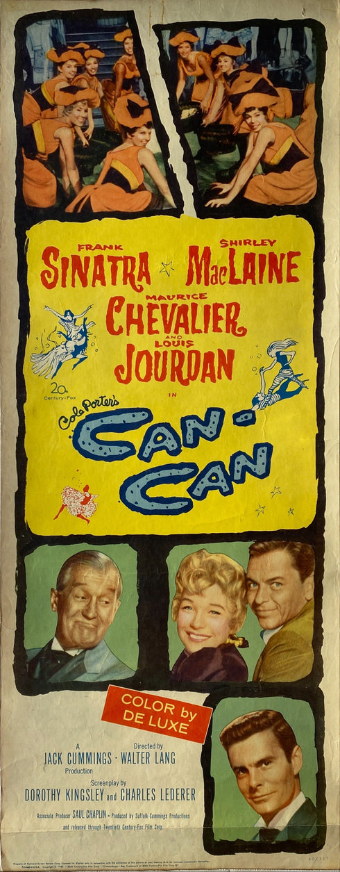 can can 1960 insert card