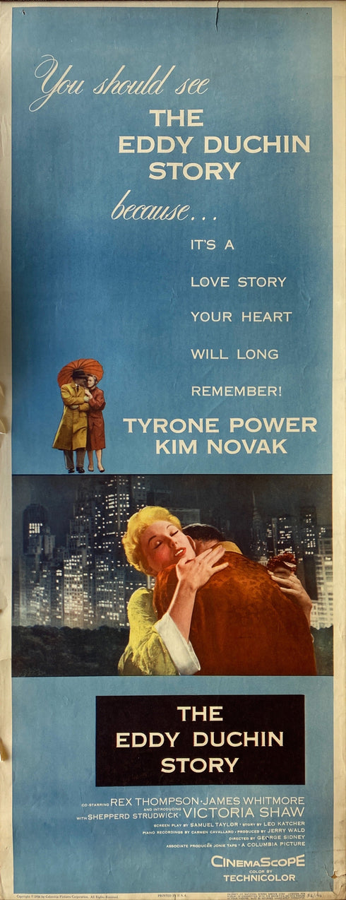 eddy duchin story 1956 insert card