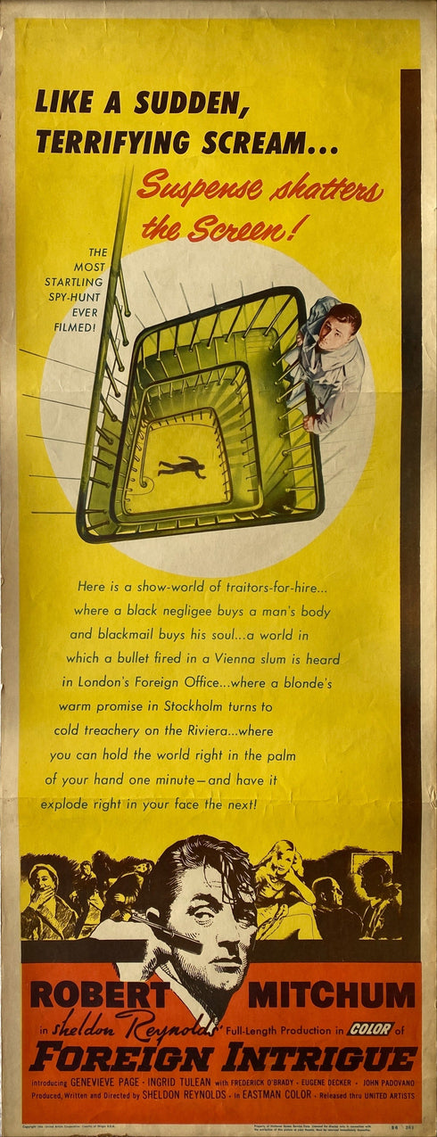 foreign intrigue 1956 insert card