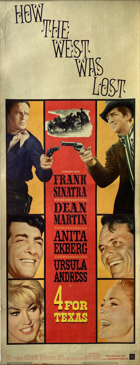 four for texas 1964 insert card