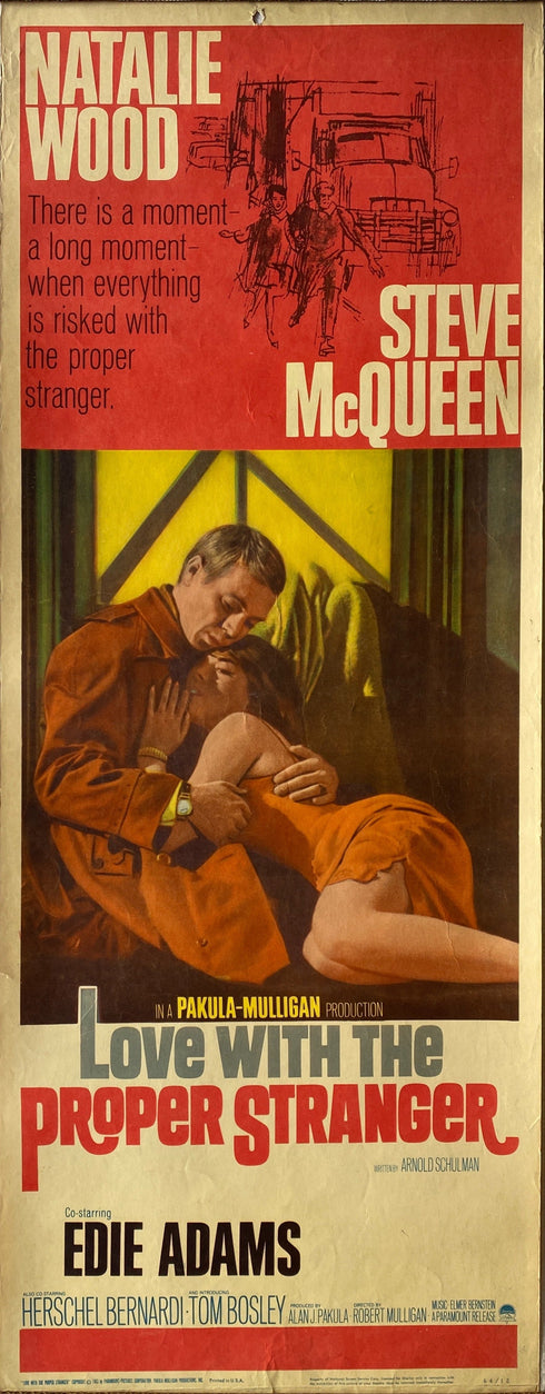 love with the proper stranger 1963 insert card