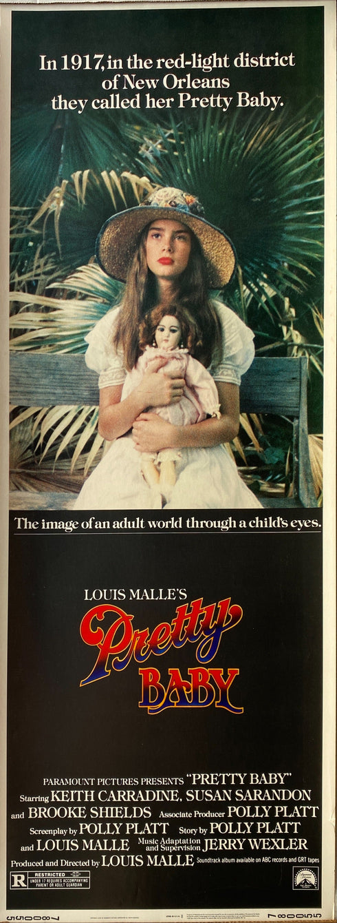 pretty baby 1978 insert card