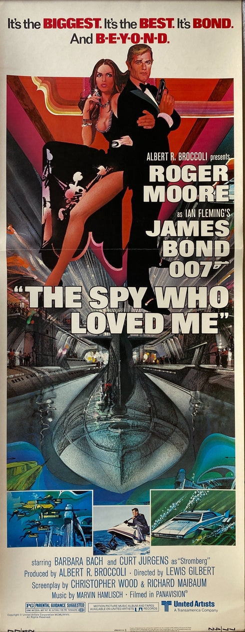 the spy who loved me - james bond 1977 insert card