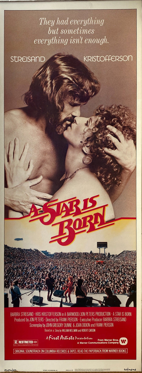 A Star Is Born, 1976<br>(linen-backed + framed)