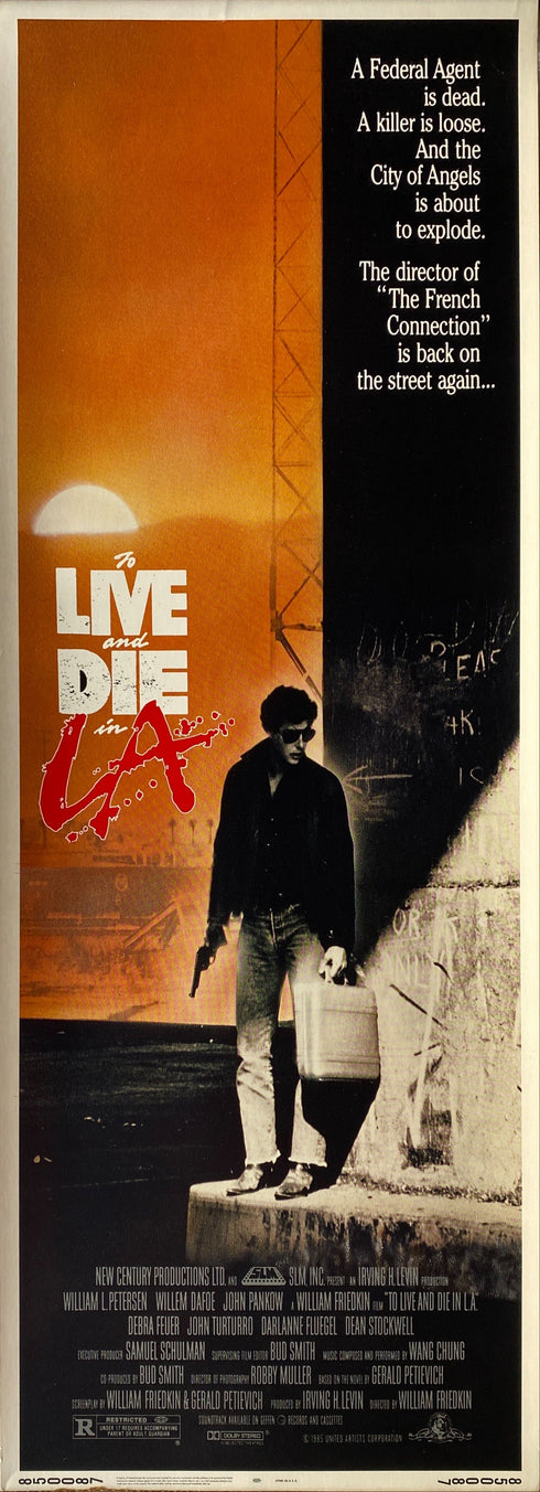 to live and die in l.a. 1985 insert card