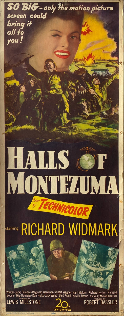 halls of montezuma 1951 insert card