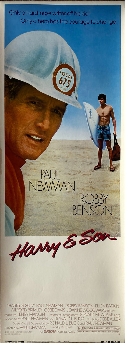 harry & son 1984 insert card