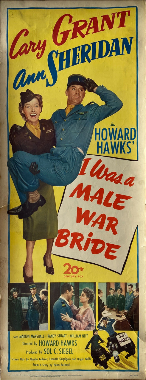 i was a male war bride 1949 insert card
