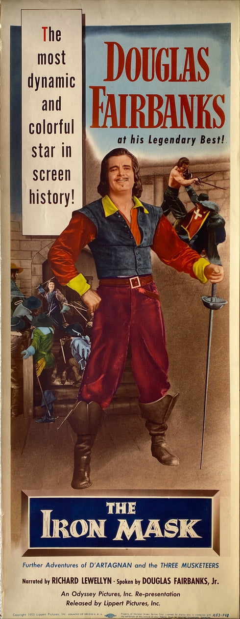 iron mask 1953R insert card