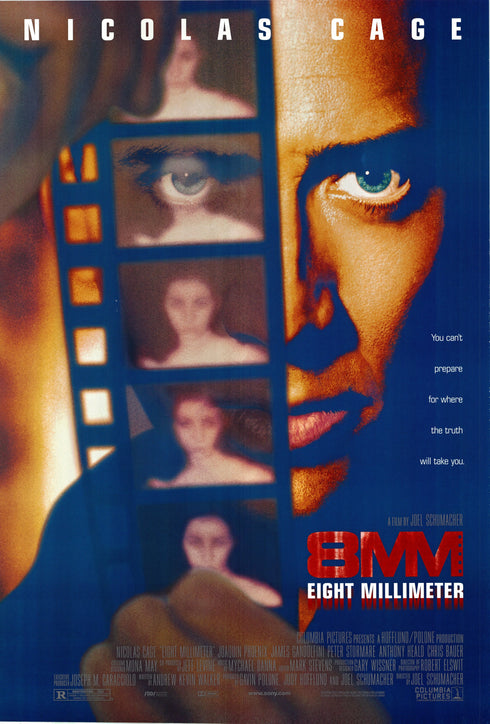 eight millimeter (8mm) 1999 rolled one sheet poster