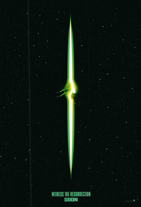 alien resurrection 1997 rolled advance one sheet poster a