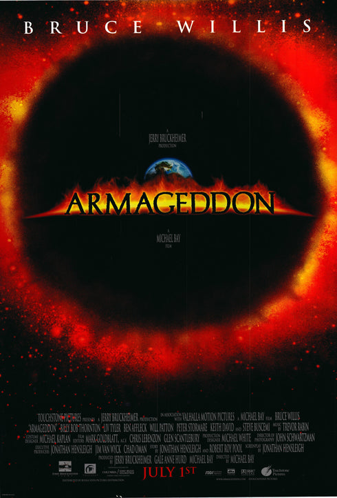 armageddon 1998 rolled one sheet