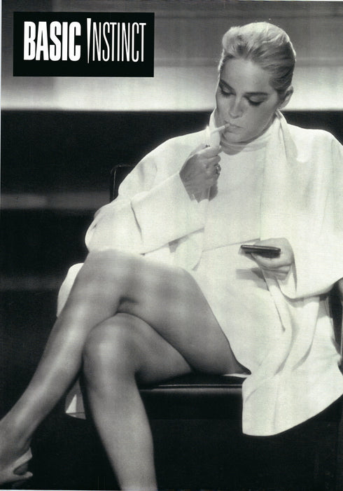 basic instinct 1992 british rolled one sheet promo poster